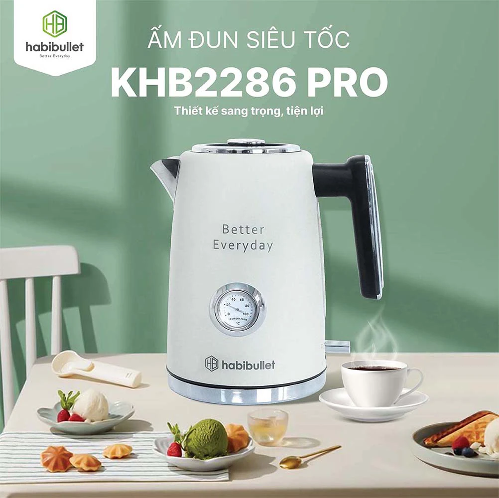 Ấm đun siêu tốc Habibullet KHB2286 PRO